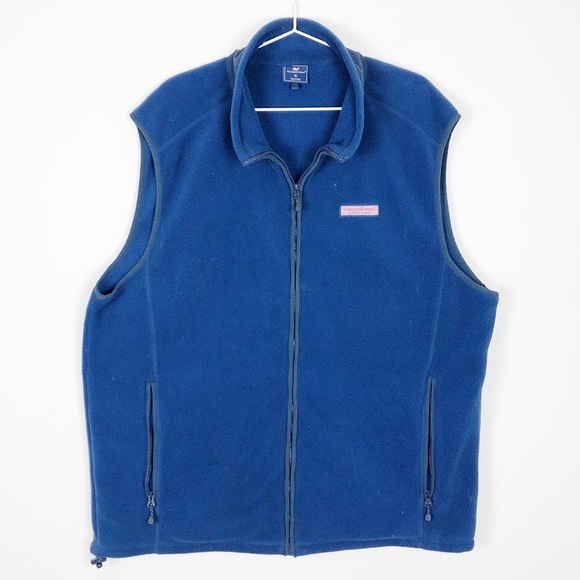 Vineyard Vines Other - Vineyard Vines Deep Blue Men’s Fleece Vest
